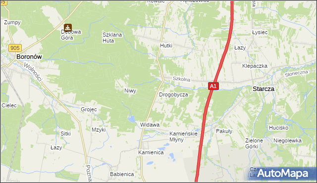mapa Drogobycza, Drogobycza na mapie Targeo