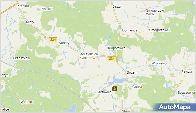 mapa Moczydlnica Dworska, Moczydlnica Dworska na mapie Targeo