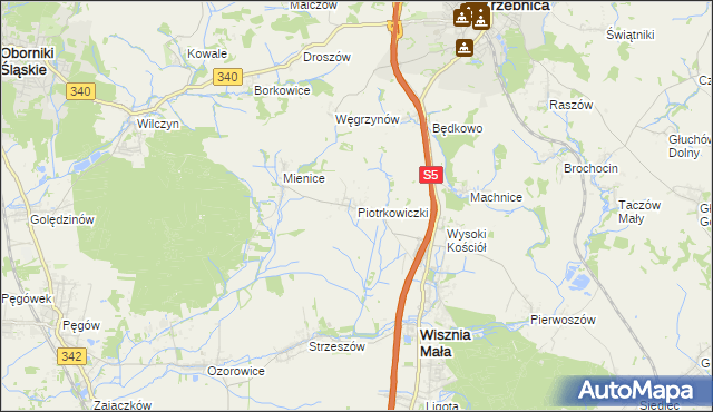 mapa Piotrkowiczki, Piotrkowiczki na mapie Targeo