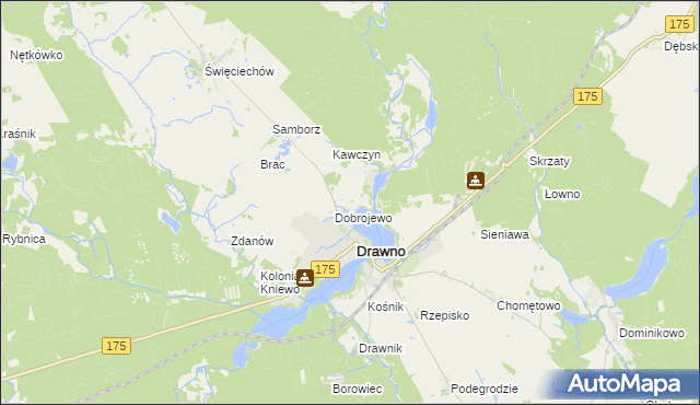 mapa Pszczewko, Pszczewko na mapie Targeo