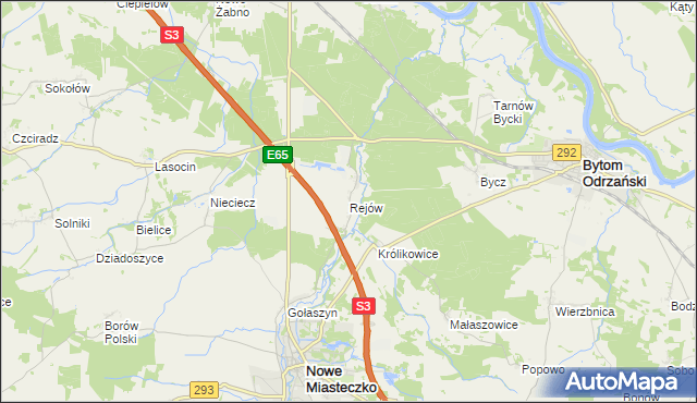 mapa Rejów, Rejów na mapie Targeo