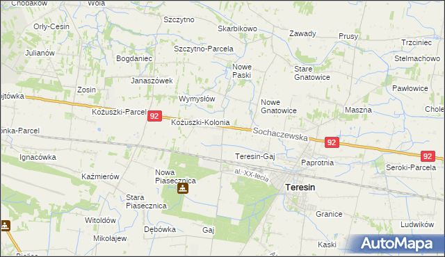 mapa Topołowa, Topołowa na mapie Targeo