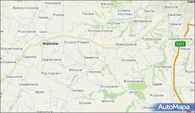 mapa Kosowice, Kosowice na mapie Targeo