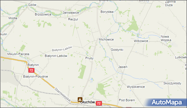 mapa Celigów, Celigów na mapie Targeo