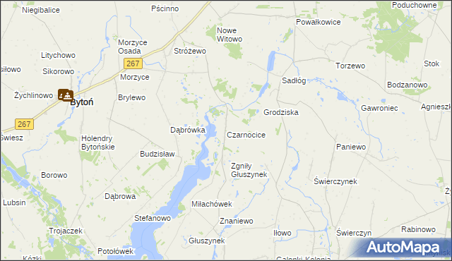 mapa Czarnocice, Czarnocice na mapie Targeo