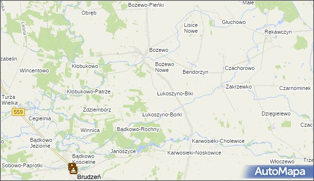 mapa Łukoszyno-Biki, Łukoszyno-Biki na mapie Targeo