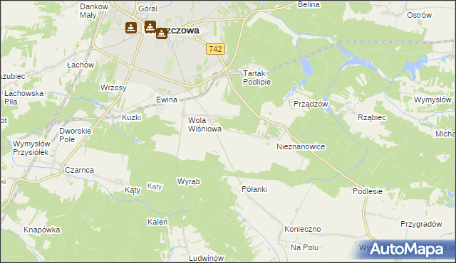 mapa Martynnik, Martynnik na mapie Targeo