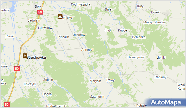mapa Nowy Świętochów, Nowy Świętochów na mapie Targeo