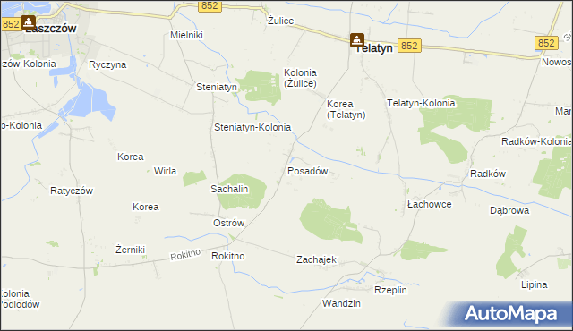 mapa Posadów, Posadów na mapie Targeo