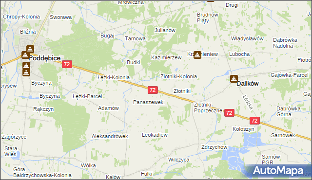 mapa Przekora, Przekora na mapie Targeo