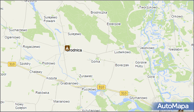 mapa Przylepki, Przylepki na mapie Targeo