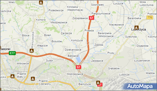 mapa Raciborowice gmina Michałowice, Raciborowice gmina Michałowice na mapie Targeo