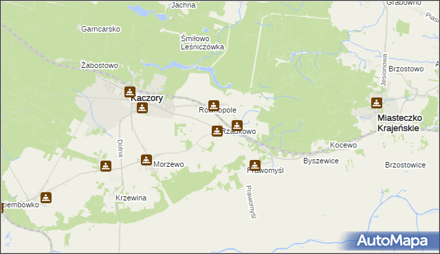 mapa Rzadkowo, Rzadkowo na mapie Targeo
