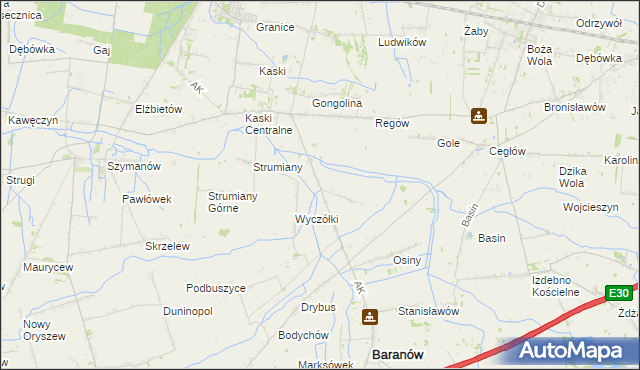 mapa Stara Pułapina, Stara Pułapina na mapie Targeo
