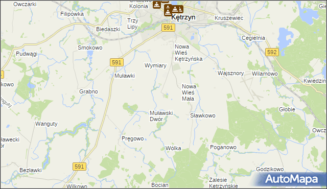 mapa Windykajmy, Windykajmy na mapie Targeo