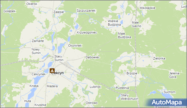 mapa Wrzosowisko, Wrzosowisko na mapie Targeo