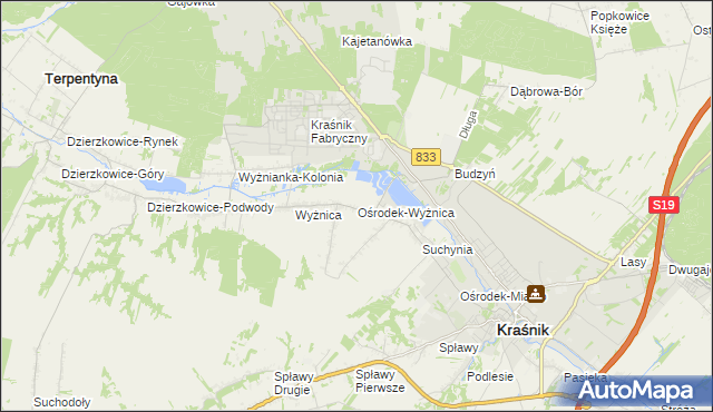 mapa Ośrodek-Wyżnica, Ośrodek-Wyżnica na mapie Targeo