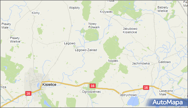 mapa Stary Folwark gmina Kisielice, Stary Folwark gmina Kisielice na mapie Targeo