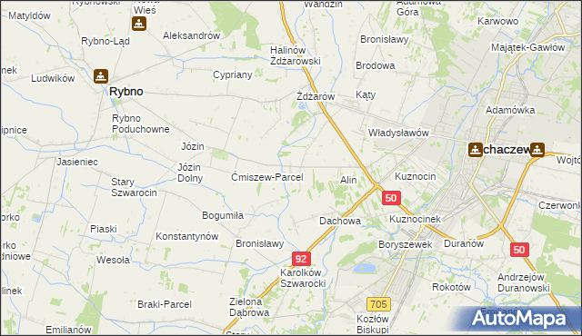 mapa Lubiejew, Lubiejew na mapie Targeo