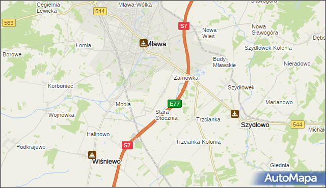 mapa Nowa Otocznia, Nowa Otocznia na mapie Targeo