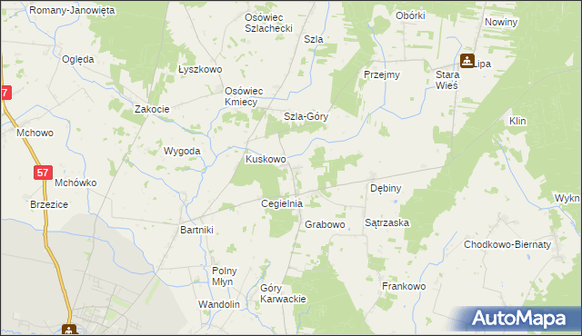 mapa Stara Krępa, Stara Krępa na mapie Targeo