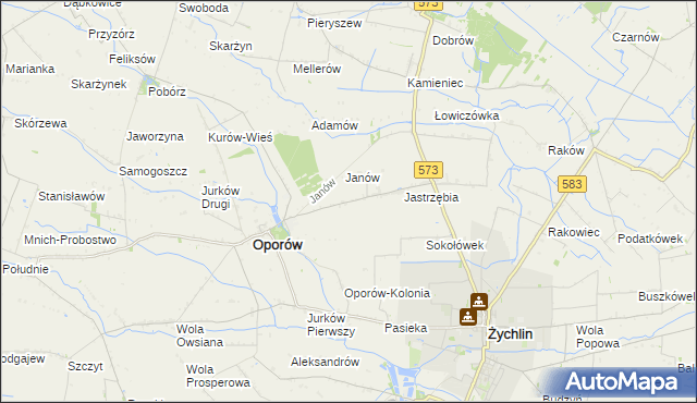 mapa Świechów, Świechów na mapie Targeo