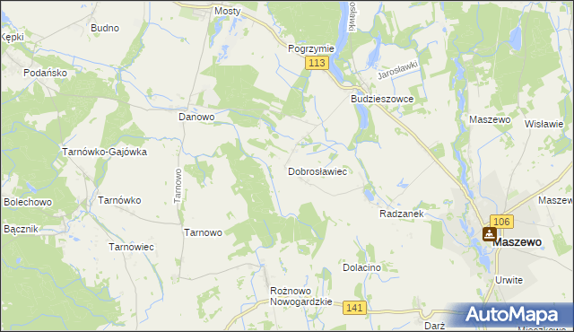 mapa Dobrosławiec, Dobrosławiec na mapie Targeo