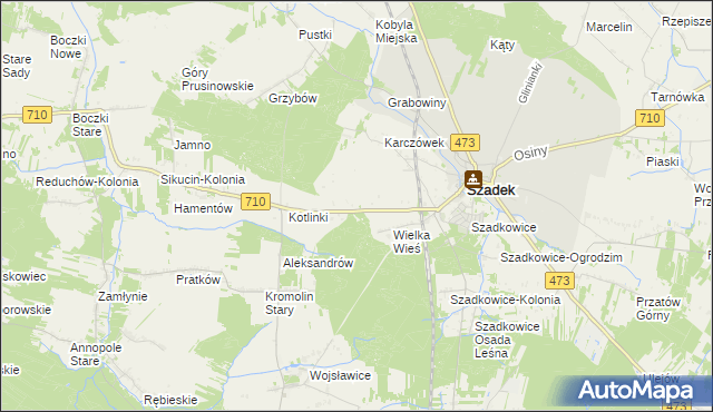 mapa Kromolin Nowy, Kromolin Nowy na mapie Targeo