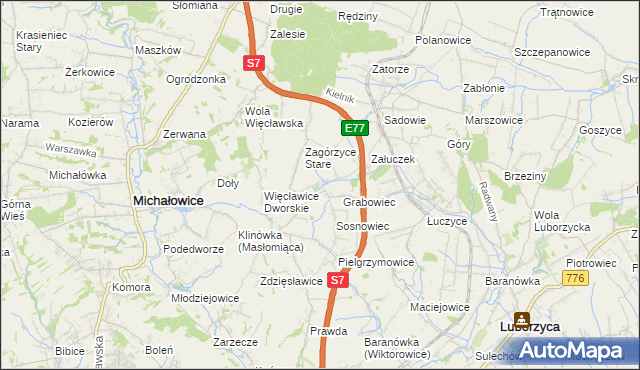 mapa Sieborowice, Sieborowice na mapie Targeo