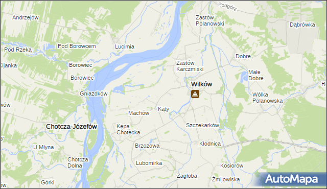 mapa Wilków-Kolonia, Wilków-Kolonia na mapie Targeo