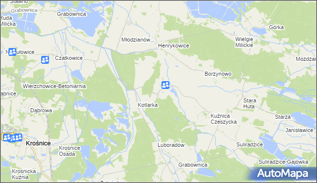 mapa Czeszyce, Czeszyce na mapie Targeo