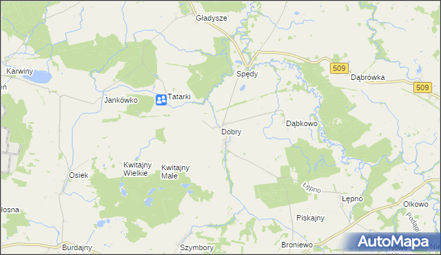 mapa Dobry, Dobry na mapie Targeo