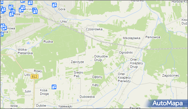 mapa Dokudów Drugi, Dokudów Drugi na mapie Targeo