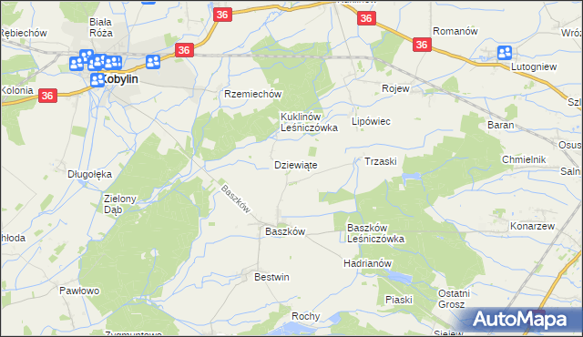 mapa Katarzynów gmina Zduny, Katarzynów gmina Zduny na mapie Targeo