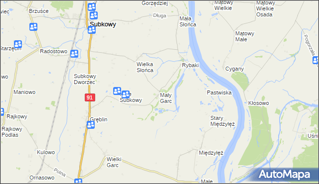 mapa Mały Garc, Mały Garc na mapie Targeo