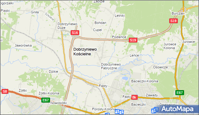 mapa Nowe Aleksandrowo, Nowe Aleksandrowo na mapie Targeo