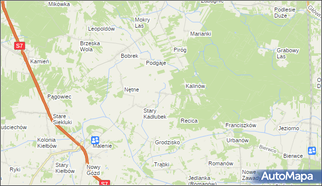 mapa Nowy Kadłubek, Nowy Kadłubek na mapie Targeo