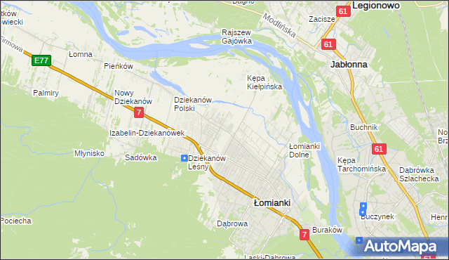 mapa Kiełpin Poduchowny, Kiełpin Poduchowny na mapie Targeo