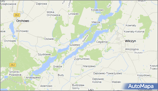 mapa Świętne, Świętne na mapie Targeo