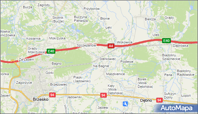 mapa Sterkowiec, Sterkowiec na mapie Targeo