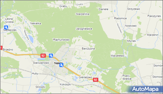 mapa Barczyzna, Barczyzna na mapie Targeo