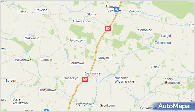 mapa Kobylniki gmina Wyszogród, Kobylniki gmina Wyszogród na mapie Targeo