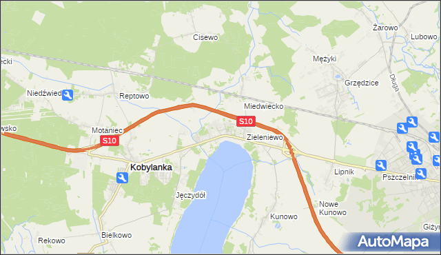 mapa Morzyczyn gmina Kobylanka, Morzyczyn gmina Kobylanka na mapie Targeo