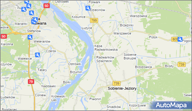 mapa Radwanków Szlachecki, Radwanków Szlachecki na mapie Targeo