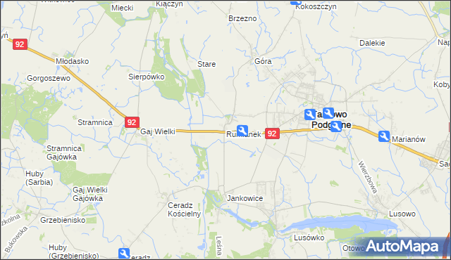 mapa Rumianek, Rumianek na mapie Targeo