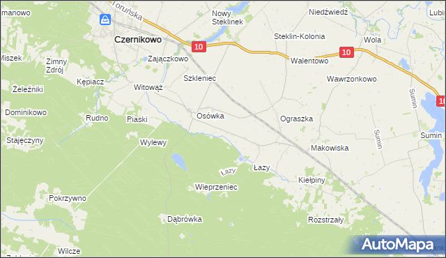 mapa Osówka-Kolonia, Osówka-Kolonia na mapie Targeo