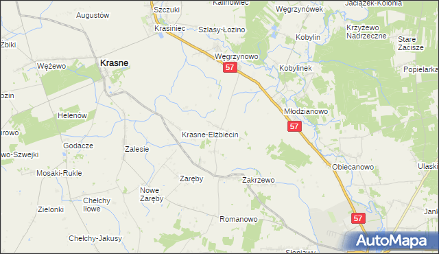 mapa Bogdalec, Bogdalec na mapie Targeo