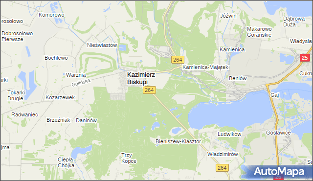 mapa Smuczyn, Smuczyn na mapie Targeo