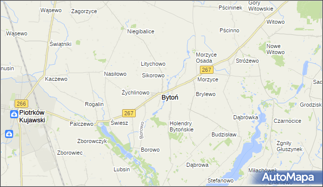 mapa Bytoń, Bytoń na mapie Targeo