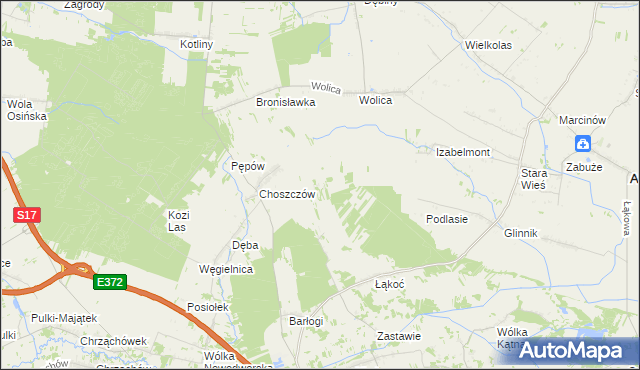 mapa Marianka gmina Kurów, Marianka gmina Kurów na mapie Targeo
